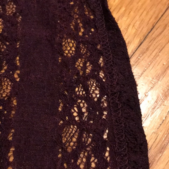 Plum Lace Vanity Tank Top - Picture 2 of 5